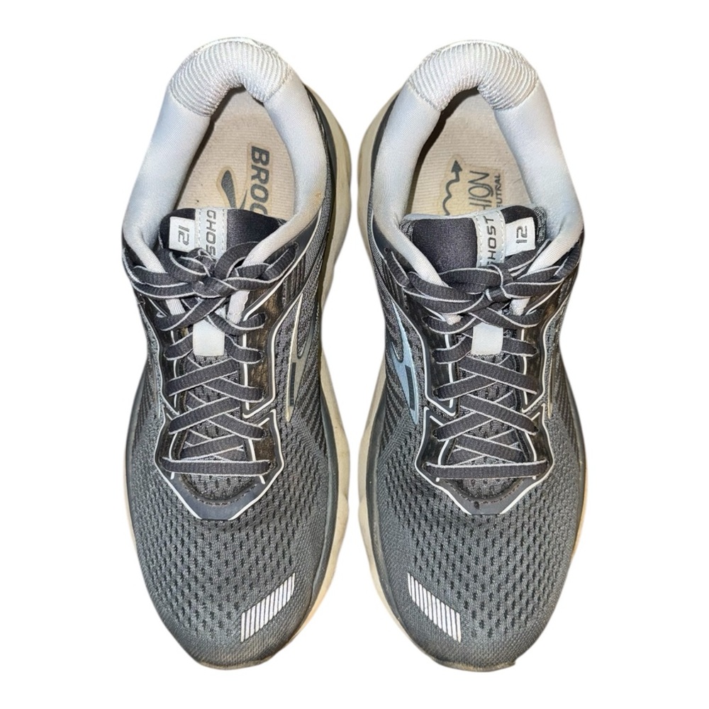 Brooks Ghost 12 Running Shoes Women’s Size 8.5 Gray - Picture 6 of 9